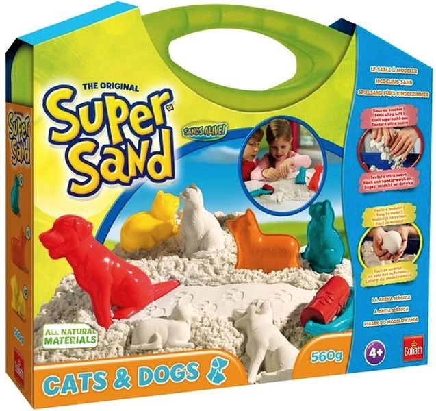 Piasek do modelowania Super Sand: Koty i psy