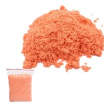 Piasek kinetyczny kinetic sand dla dzieci 1kg magiczna piaskolina pomarańcz