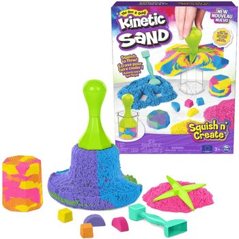 Piasek Kinetyczny Zestaw Kinetic Sand Squish n' Create + akcesoria - Kinetic Sand