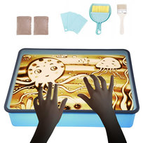 PIASKOWE OBRAZKI ZABAWKA Z LED 7 KOLORÓW REGULACJA JASNOŚCI USB DZIECI