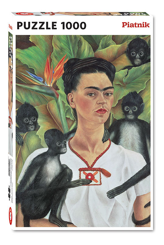 Фото - Пазли й мозаїки Piatnik , puzzle, Frida Kahlo Autoportret, 1000 el. 