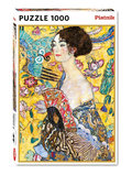 Piatnik, puzzle, Klimt Dama z Wachlarzem, 1000 el.&nbsp;-&nbsp;Piatnik