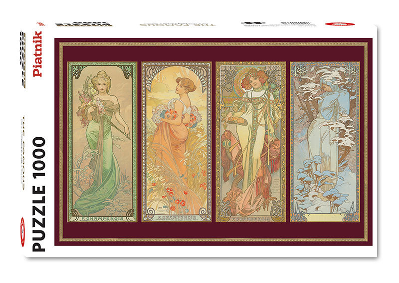 Puzzle 1000 Pezzi Zodiac Di Mucha – Gifted Stationary Company – Nuovo Sigillato