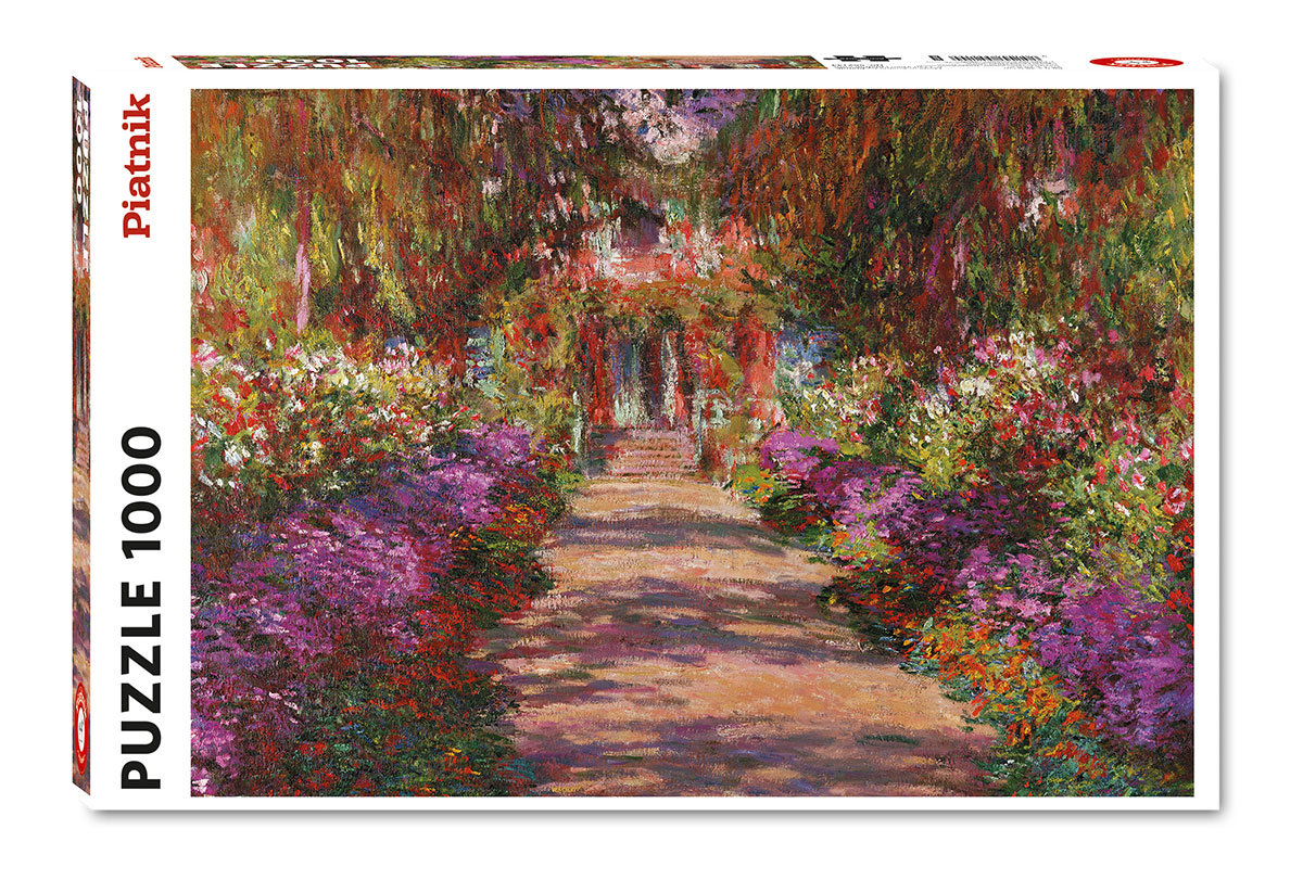 Фото - Пазли й мозаїки Piatnik , puzzle, Monet, Ogród w Giverny, 1000 el. 