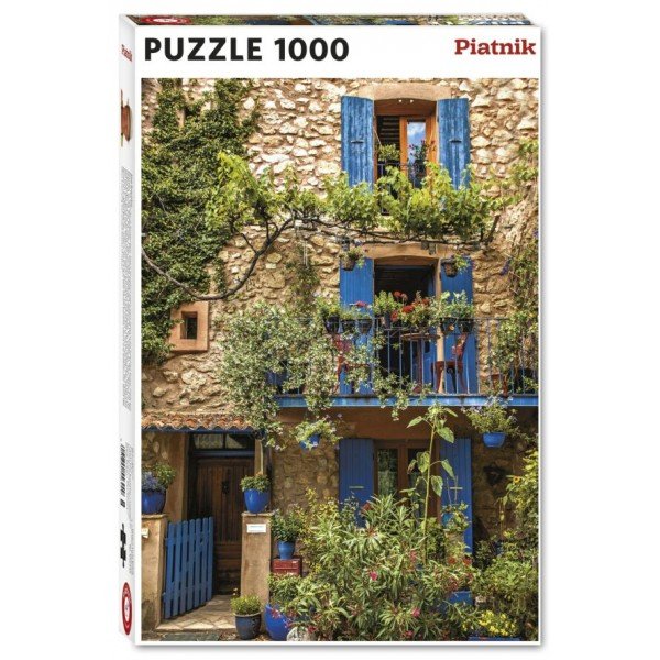 Piatnik, puzzle, Niebieski Balkon