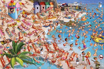 Piatnik, puzzle Plaża - Piatnik