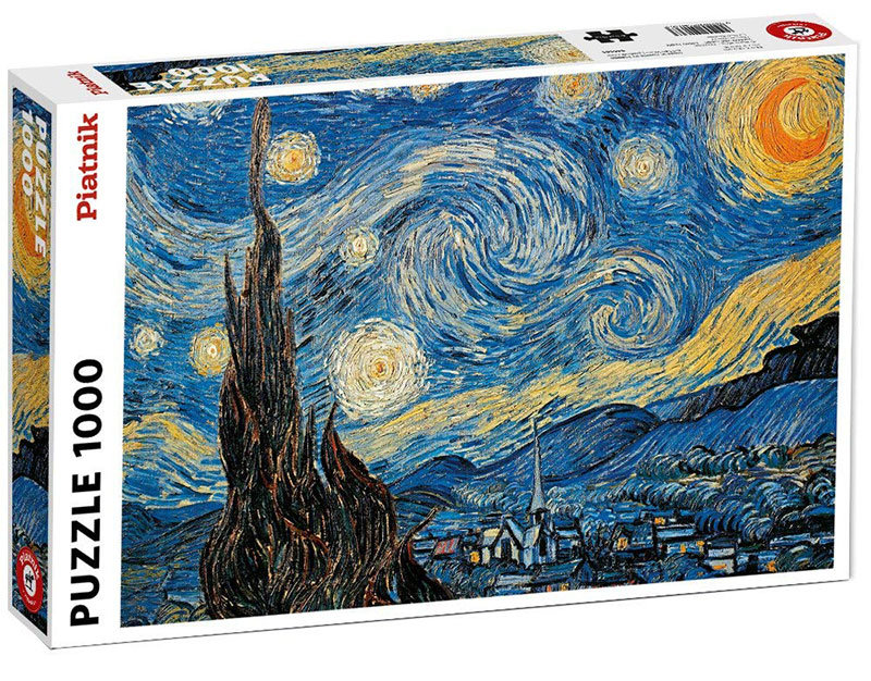 Piatnik, puzzle, van Gogh, Gwiaździsta Noc, 1000 el.