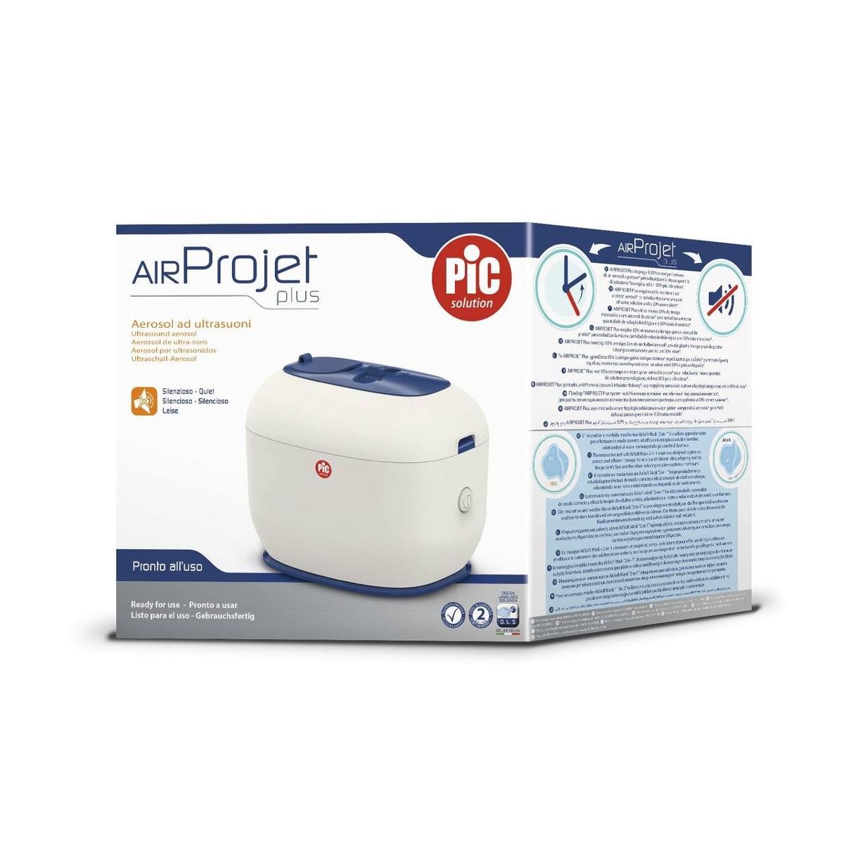 Фото - Інгалятор (небулайзер) PIC AirProjet Plus, inhalator ultradźwiękowy, dla dzieci i dorosłych 1 szt