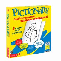 Pictionary Towarzyska, imprezowa i rodzinna gra w rysowanie, dla dzieci 8+ i dorosłych JGF69 Mattel Games