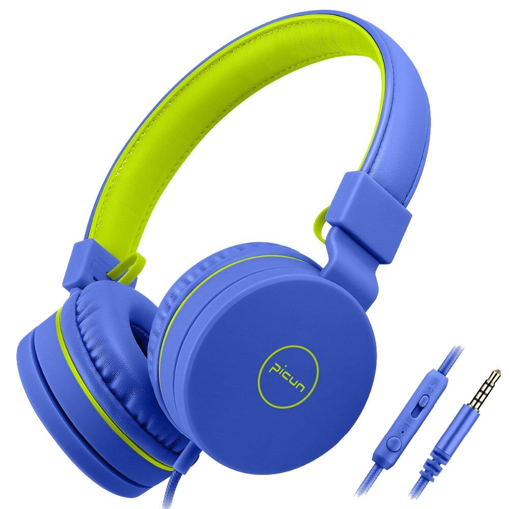 Фото - Навушники Picun C30-Blue Słuchawki Przewodowe Niebieskie 
