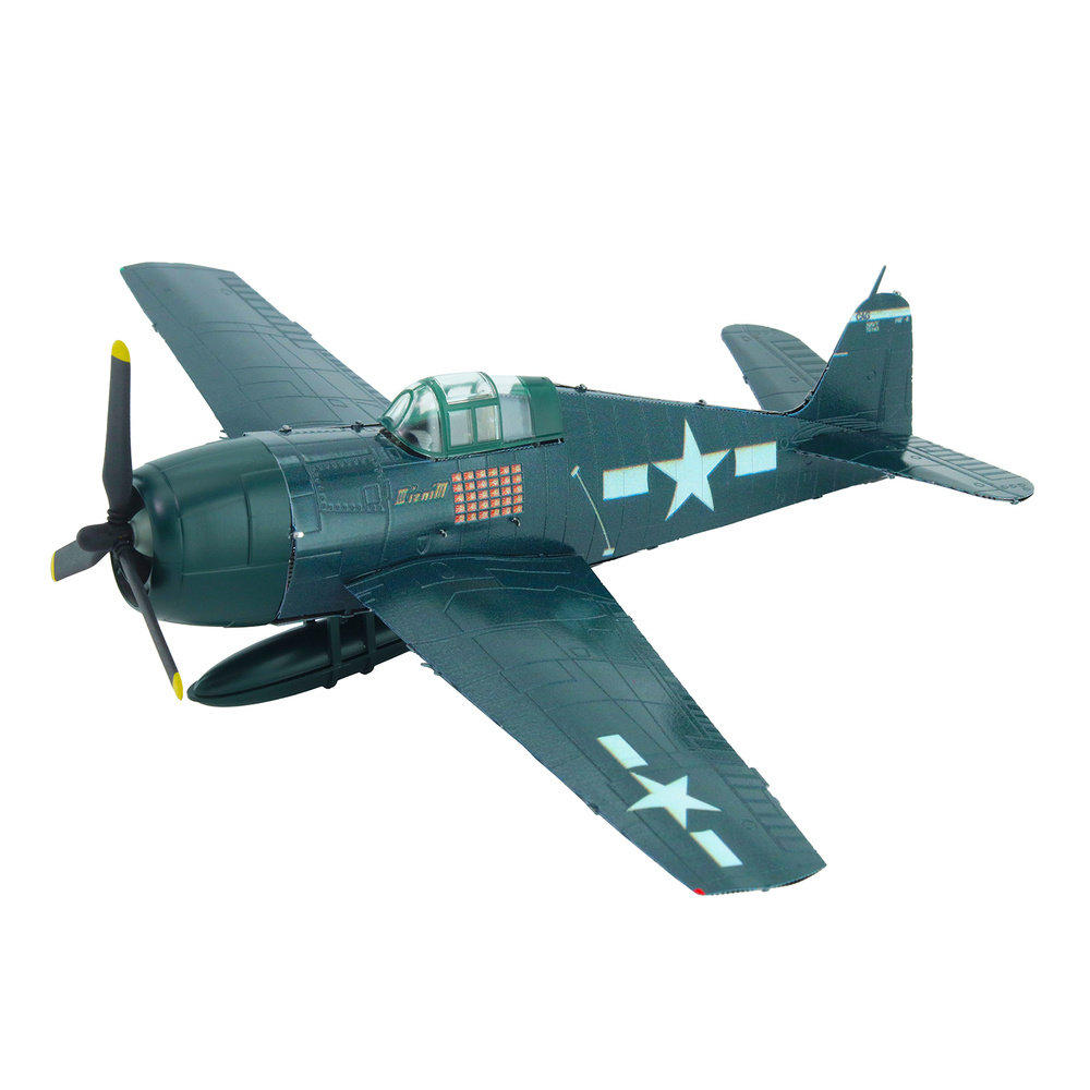 Фото - 3D-пазл Piececool Puzzle Metalowe Model 3D - Samolot Grumman F6F Hellcat 