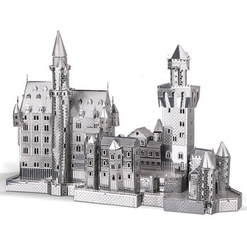 Piececool Puzzle Metalowe Model 3D - Zamek Neuschwanstein - Piececool