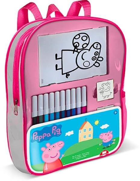 Zdjęcia - Kreatywność i rękodzieło Peppa Pieczątki Świnka  w plecaku  PIG 24875 Multiprint  (043-24875)