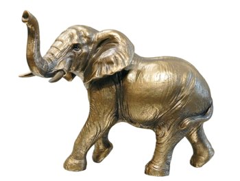 Piękna Figurka Słonia W Kolorze Stary Mosiądz Prezent Na Szczęście - Inny producent