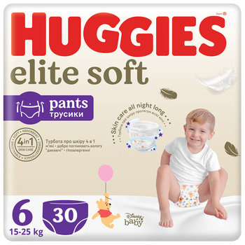 Pieluchomajtki Huggies Elite Soft Pants Mega 6 (15-25Kg) 30 Szt - Huggies