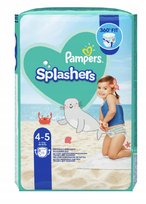 PIELUSZKI DO WODY Pampers Splashers Rozmiar 4-5 33szt. Pampers