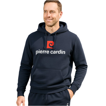 Pierre Cardin Bluza Męska Dresowa Granatowa z Kapturem Rozmiar XL - Pierre Cardin