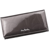 Pierre Cardin, Portfel skórzany damski, 02, Leaf 102, popielaty Pierre Cardin