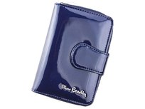 Pierre Cardin, Portfel skórzany damski, 05, Line 115, niebieski, mały Pierre Cardin