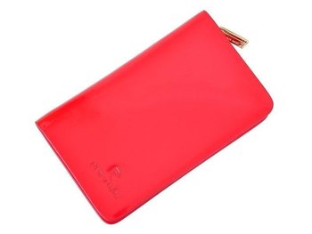 Pierre Cardin, Portfel skórzany damski, czerwony, GP02 50023 - Pierre Cardin