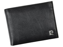 Pierre Cardin, Portfel skórzany męski, czarny, SAHARA TILAK03 8806 Pierre Cardin