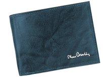 Pierre Cardin, Portfel skórzany męski, Fossil, Tilak12 8805, niebieski, ochrona RFID Pierre Cardin