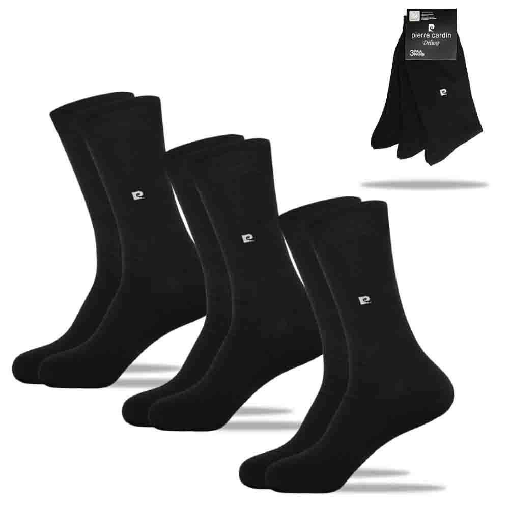Calze Cotone Uomo Calze Uomo Pierre Cardin Business Nero Cotone - Confezione Da 5, 10 O 20 Paia, Taglia 43-46 Calze Cotone Eleganti - Foto 11