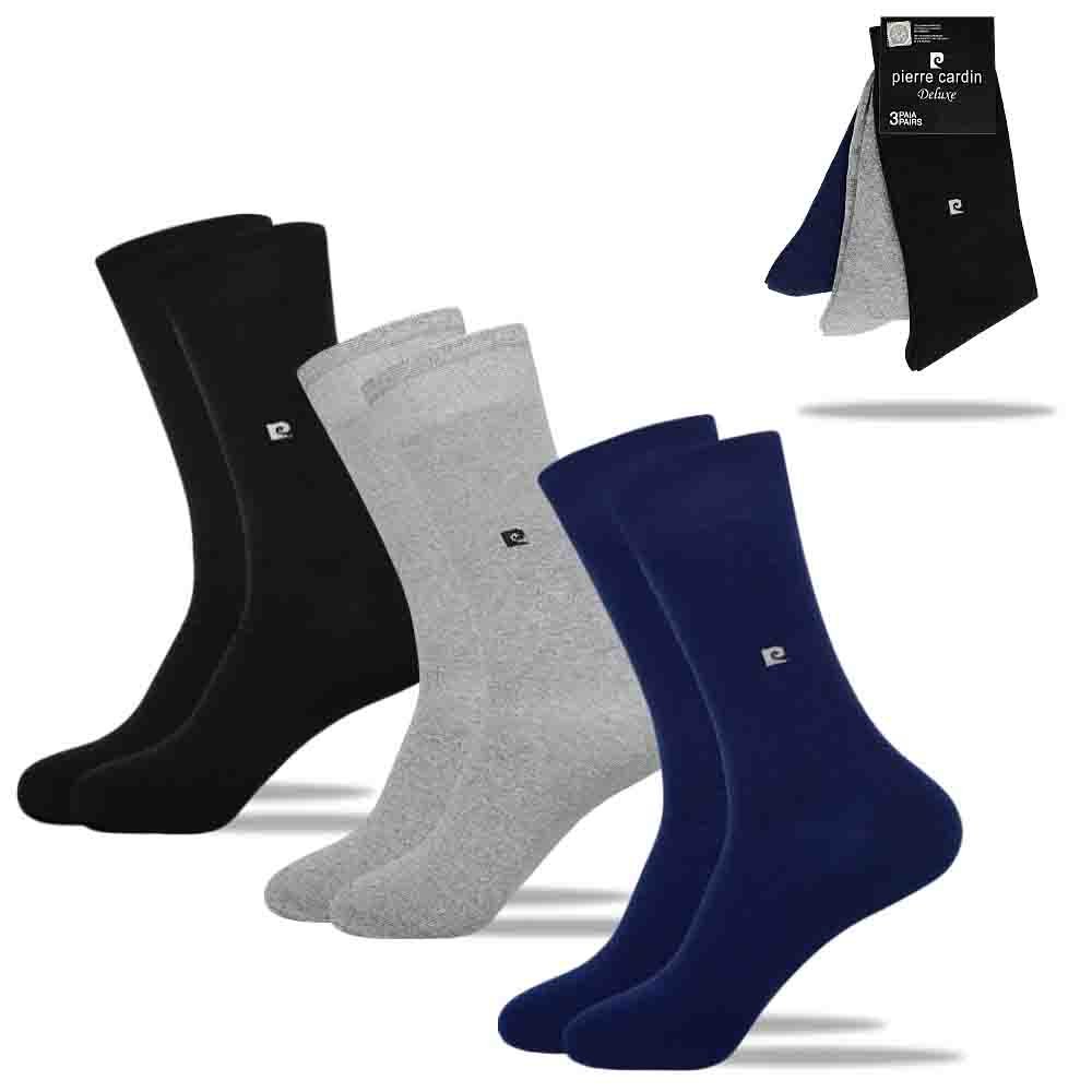 Calze Cotone Uomo Calze Uomo Pierre Cardin Business Nero Cotone - Confezione Da 5, 10 O 20 Paia, Taglia 43-46 Calze Cotone Eleganti - Foto 9
