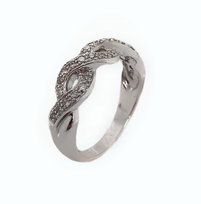 Pierścionek Au 585 z brylantami 0.25ct