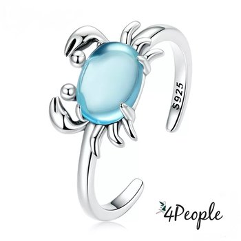 Pierścionek Damski Srebrny 925 Krab Srebro Wczasy Egipt - Inna marka