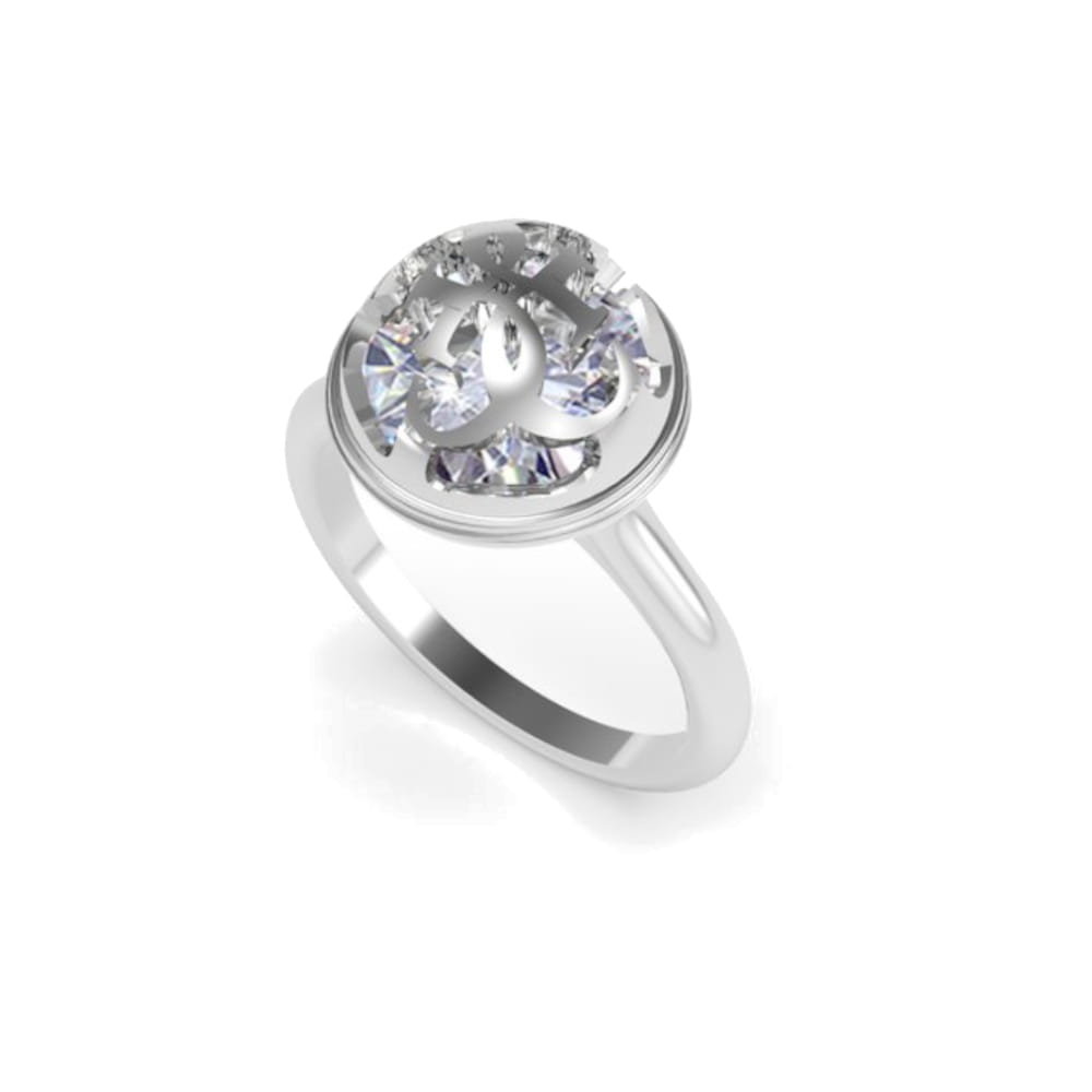 GUESS Orecchini 4G Logo Boule – JUBE01393JWRHT-U – Metallo Non Prezioso – Donna - 4