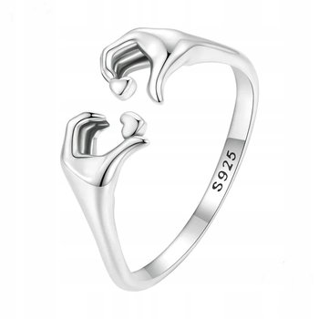 Pierścionek srebrny 925 dłonie miłość randka love - Inna marka