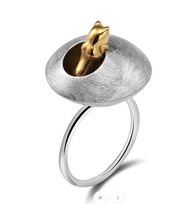 Pierścionek Srebrny Pierścionek Regulowany Kotek Srebro 925