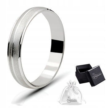 Pierścionek srebro pr. 925 Obrączka Matowana o Szerokości 5 mm | r. 32 - Ulex Premium