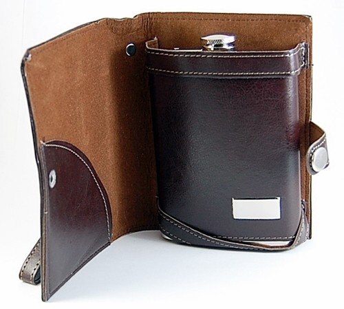 Piersiówka W Etui Z Paskiem Saszetka 8oz 240ml