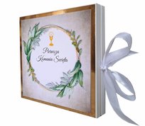 Pierwsza Komunia Święta, Drewniana Kartka z życzeniami