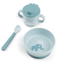 Pierwszy Zestaw Obiadowy Foodie Happy Clouds Blue Done By Deer