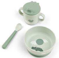 Pierwszy Zestaw Obiadowy Foodie Happy Clouds Green Done By Deer