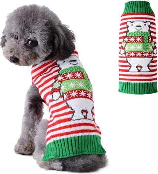 Pies Kot Brzydki świąteczny sweter Pies Zwierzak Świąteczna sukienka - Other