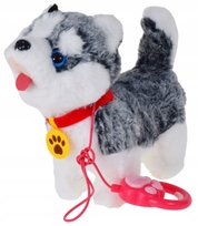 PIESEK PIES INTERAKTYWNY SMYCZKA CHODZI SZCZEKA MASKOTKA DLA DZIECI PREZENT