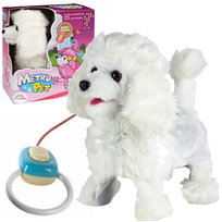 Piesek Pudel Interaktywny Na Smyczy Chodzi Szczeka Chodzący Na Smyczy