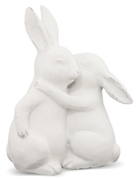 PIGMEJKA, Figurka Królik, biała, 24x20 cm - Pigmejka