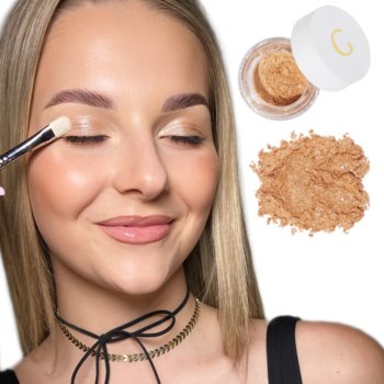 Pigment sypki do Makijażu (2g) - Golden Shimmer 06 GLAMTES - GLAMTES