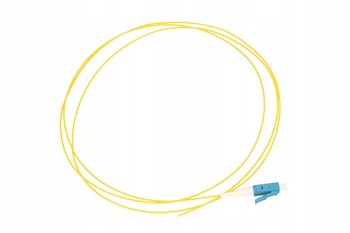 Pigtail PVC Jednomodowy Extralink LC/UPC 1m - EXTRALINK