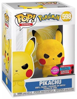 Pikachu angry Flocked - Pokemon - Fall Convention Funko POP #598