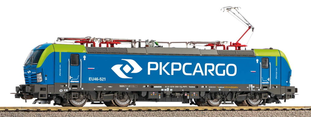 Фото - Машинка PIKO 21651 H0 Lokomotywa elektryczna Vectron EU46 PKP Cargo z dźwiękiem 