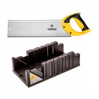 Piła Grzbietowa 350mm + Skrzynka 327x125x78 TOPEX