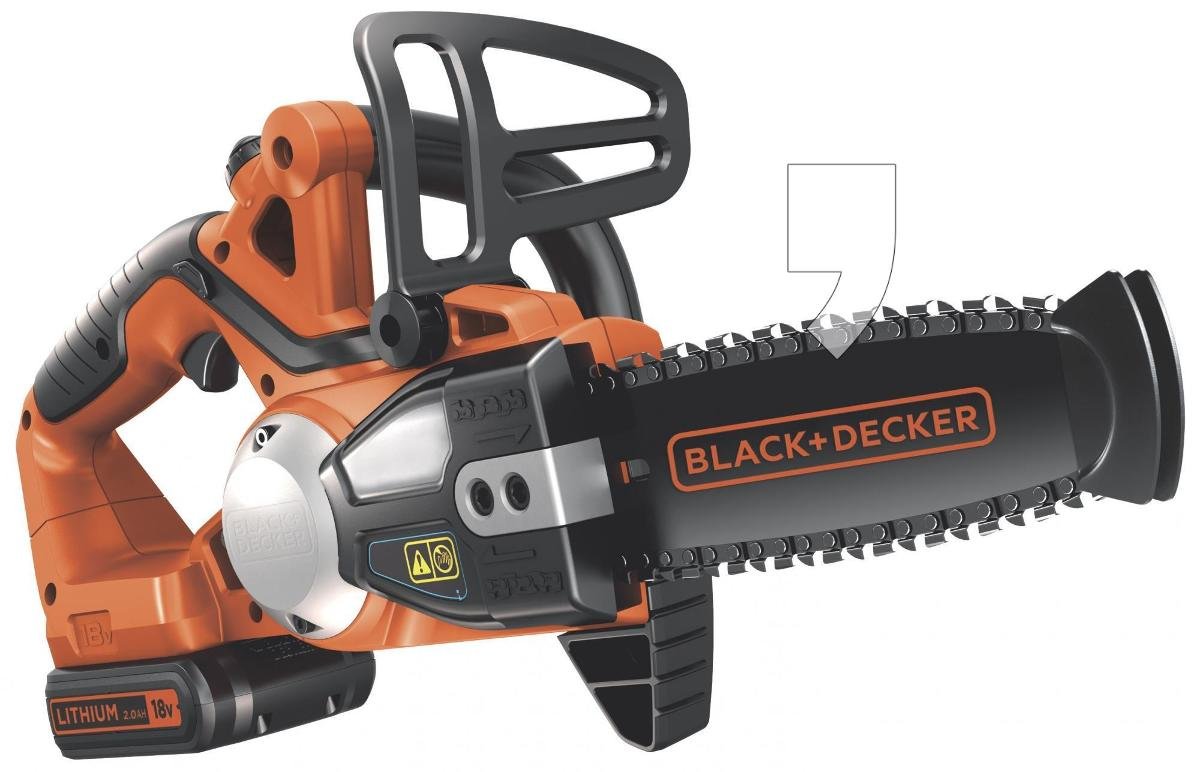 Piła łańcuchowa akumulatorowa Black&Decker GKC1820L20 18 V 20 cm