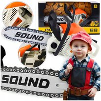 Piła Łańcuchowa Motorowa Zabawkowa Spalinowa Ruchomy Łańcuch Realne Dźwięki