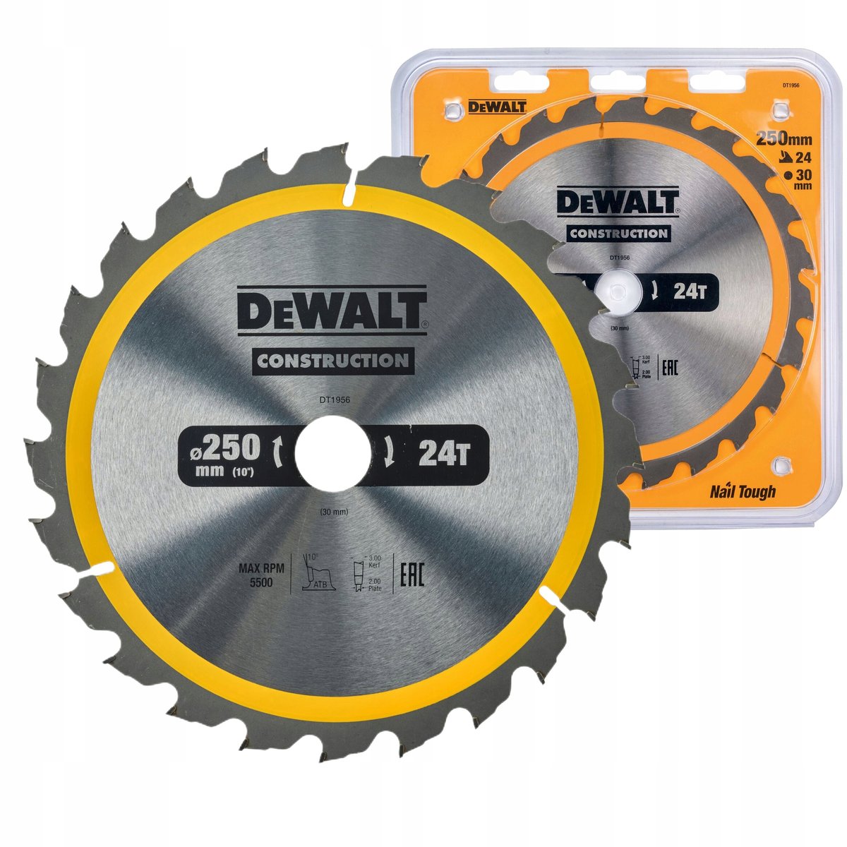 Piła tarczowa DEWALT, 250x30 mm